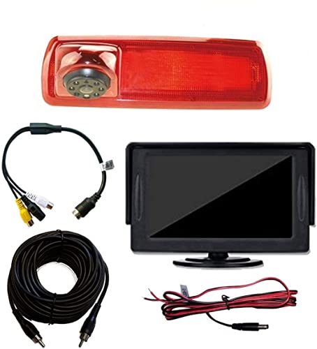 Dolphin Automotive Rücklicht Rückfahrkamera Kompatibel mit Renault Trafic Van 2014 - mit 4,3 Zoll Armaturenbrett Monitor von Dolphin Automotive