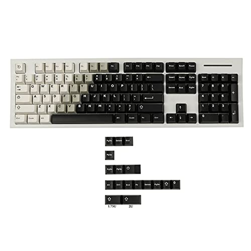 121 Keycaps Niedliche Tastenkappen, Kirschprofil-Tastenkappen, ABS-Tastenkappen für 61/64/68/75/87/96/104/108 mechanische Tastaturen von Domasvmd