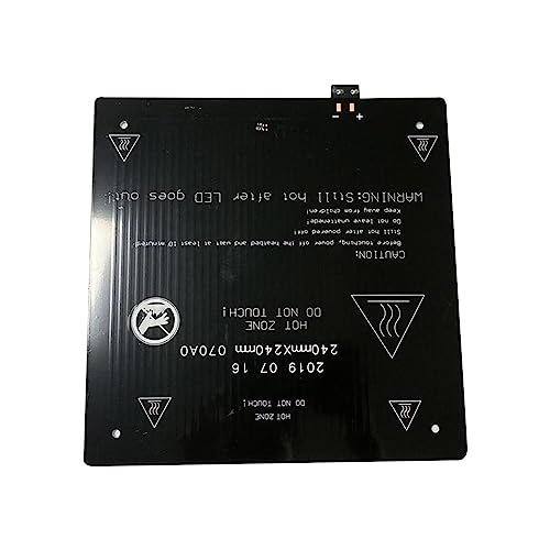 240 x 240 x 3,0 mm, 24 V, 140 W, 3D-Druckerteil, Heizbett, Aluminium, beheiztes Bett für 3D-Drucker, Hotbed-Unterstützung, Ersatzteil, Hotbed 3D-Drucker, Hotbed Plate 240 x 240 x 3,0 mm, 24 V, 140 W, 3D-Druckerteil, Heizbett, Aluminium, beheiztes Bett für 3D-Drucker, Hotbed-Unterstützung, Ersatzteil, Hotbed 3D-Drucker, Hotbed Plate von Domasvmd