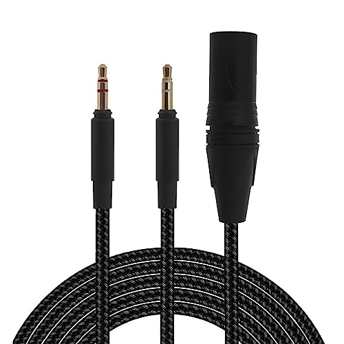 4-poliges symmetrisches Kabel auf doppeltes 3,5-mm-Headset-Kabel für Arya Sundara Ananda HE400SE Headset-Linien, Ersatzkabel für Ananda HE400SE Kopfhörer 4-poliges symmetrisches Kabel auf doppeltes 3,5-mm-Headset-Kabel für Arya Sundara Ananda HE400SE Headset-Linien, Ersatzkabel für Ananda HE400SE Kopfhörer von Domasvmd