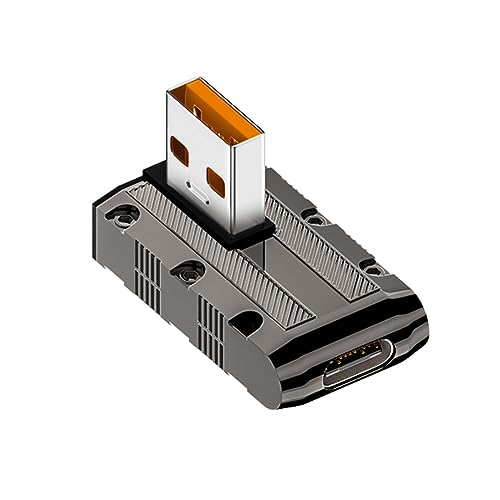 90 Grad USB auf USB C Adapter 10 Gbit/s USB C Buchse auf USB Stecker Adapter Super Speed Datensynchronisation 120 W Schnellladeadapter USB auf USB C Adapter für Telefon Speed Connector Kabel Adapter 90 Grad USB auf USB C Adapter 10 Gbit/s USB C Buchse auf USB Stecker Adapter Super Speed Datensynchronisation 120 W Schnellladeadapter USB auf USB C Adapter für Telefon Speed Connector Kabel Adapter von Domasvmd