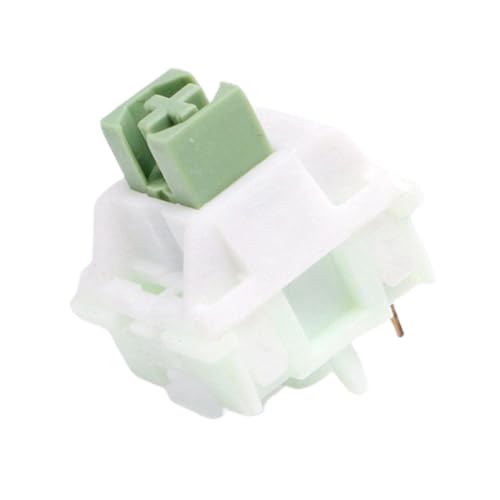 AxisHot Plug Linear Iced Matcha-Schalter, 5-polig, Hot Plug, staubdicht, für mechanische Gaming-Tastaturen, 10 Stück, 5-polig, Axis-Hot-Plug, für individuelle Gaming-Tastatur (10 Stück) von Domasvmd