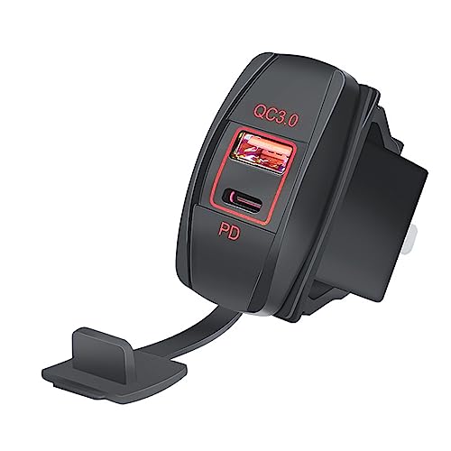 Boatshape Kfz-Adapter mit QC3.0 PD-Anschluss, Schnellladung, Motorräder, Fahrzeug mit Doppelanschluss, schnelles Aufladen, tragbar, Reisebootform Boatshape Kfz-Adapter mit QC3.0 PD-Anschluss, Schnellladung, Motorräder, Fahrzeug mit Doppelanschluss, schnelles Aufladen, tragbar, Reisebootform von Domasvmd