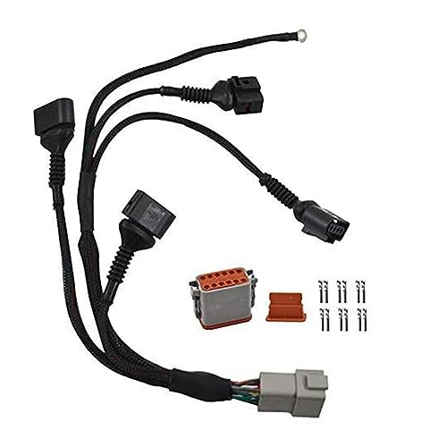 Domasvmd 0347010004 06B998018T Spulen-Kabelbaum, 12 Drähte, geeignet für A4 NP-18WHKIT 034-701-0004 1.8T Turbocharged Harness Coil Verkabelung Auto Ersatzteile Automotive-Ersatz von Domasvmd