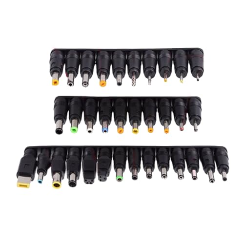 Domasvmd 1 Set Laptop-Netz-Zubehör DC 5,5 x 2,1 mit 34 Steckern im Lieferumfang enthalten, USB-Kabel, optionaler Netzadapter für Laptops Domasvmd 1 Set Laptop-Netz-Zubehör DC 5,5 x 2,1 mit 34 Steckern im Lieferumfang enthalten, USB-Kabel, optionaler Netzadapter für Laptops von Domasvmd