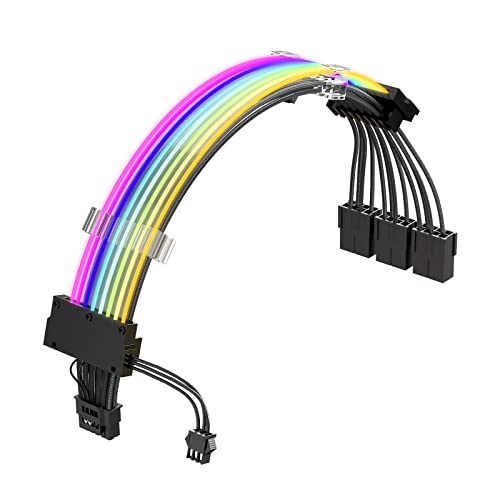 Domasvmd 16-poliges Kabel PCIE GPU Kabel 16AWG 600W Kabeladapter Stromkabel ARGB Synchronkabel Zubehör ATX3.0 Adapter Domasvmd 16-poliges Kabel PCIE GPU Kabel 16AWG 600W Kabeladapter Stromkabel ARGB Synchronkabel Zubehör ATX3.0 Adapter von Domasvmd