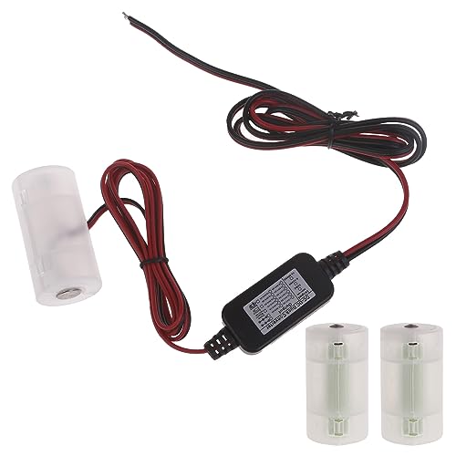 Domasvmd 2-polig auf 4,5 V (3 x 1,5 V) C Alkaline LR14 Kabel für Fernbedienung, Spielzeug, Uhren, Taschenlampen, C Alkaline LR14 von Domasvmd