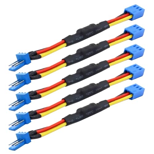 Domasvmd 3-poliger PC-Computer-CPU-Lüfteranschluss, Kühlung, reduziert Widerstand, Lärm, Verlängerungskabel, 3-polige Verzögerungsleitung, Kabel, CPU-Lüfterkabel, Adapter, Step-Down-Leitung Domasvmd 3-poliger PC-Computer-CPU-Lüfteranschluss, Kühlung, reduziert Widerstand, Lärm, Verlängerungskabel, 3-polige Verzögerungsleitung, Kabel, CPU-Lüfterkabel, Adapter, Step-Down-Leitung von Domasvmd