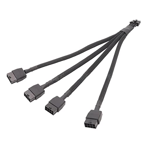 Domasvmd 4 x 8-polig auf 16-poliges Grafikkarten-Netzteil, 8-poliger Adapter PCIE 5.0 für RTX4090 RTX4080 12VHPWR auf 4 x 8-polige Leitung 30 cm 4 x 8-polig auf PCIe 16-poliges Domasvmd 4 x 8-polig auf 16-poliges Grafikkarten-Netzteil, 8-poliger Adapter PCIE 5.0 für RTX4090 RTX4080 12VHPWR auf 4 x 8-polige Leitung 30 cm 4 x 8-polig auf PCIe 16-poliges von Domasvmd