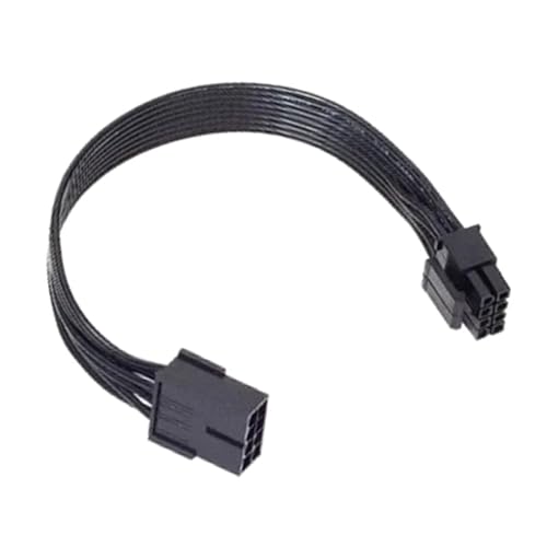 Domasvmd 8-polige Buchse auf PCIE 8-polige (4+4) Kabel für Mainboard-Strom-Verlängerungskabel, 20 cm, 30 cm, 50 cm, stabiles Kabel von Domasvmd