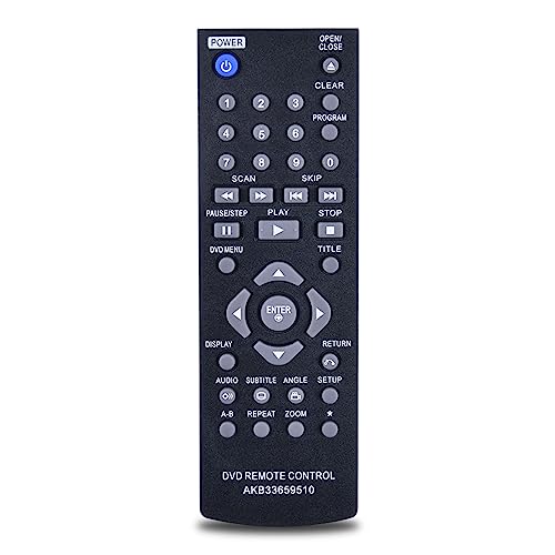 Domasvmd AKB33659510 Ersatz Fernbedienung für DVD Player DVX390 DP122 DVX440 DP520 DP522 DVX452 DVX450 DVX480 DVX492 AKB33659510 Fernbedienung Domasvmd AKB33659510 Ersatz Fernbedienung für DVD Player DVX390 DP122 DVX440 DP520 DP522 DVX452 DVX450 DVX480 DVX492 AKB33659510 Fernbedienung von Domasvmd