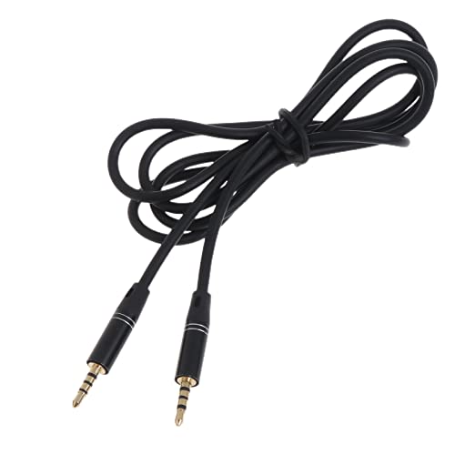 Domasvmd AUX-Kabel, Lautsprecherkabel, 2,5 mm Kabel für Auto-Kopfhörer-Adapter, Stecker auf 2,5 mm Kabel, TRRS-Stecker, Stereokabel, Verlängerungsstecker auf Stecker, 2,5 mm von Domasvmd