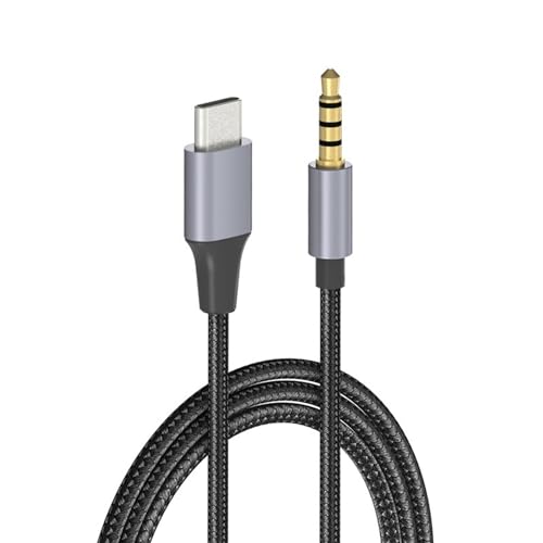 Domasvmd AUX-Kabel, Typ C auf 3,5 mm, Lautsprecher, AUX-Kabel, Draht für Auto-Kopfhörer, Tablets, Handys, USB-C-Konverter, Adapter, 50/100/200 cm, Auto-AUX-Kabel Domasvmd AUX-Kabel, Typ C auf 3,5 mm, Lautsprecher, AUX-Kabel, Draht für Auto-Kopfhörer, Tablets, Handys, USB-C-Konverter, Adapter, 50/100/200 cm, Auto-AUX-Kabel von Domasvmd