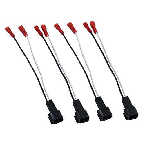 Domasvmd Auto Front Hochtöner Lautsprecher Kabelbaum für Auto Lautsprecher Ersatz Adapter Stecker Auto Kabelbaum Lautsprecher Connector Harnesses von Domasvmd