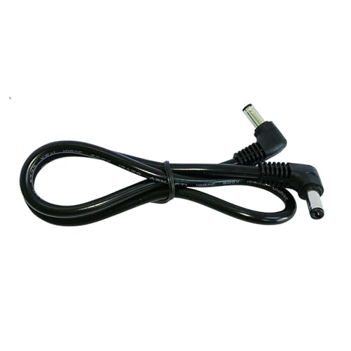 Domasvmd DC5521 Stromkabel mit doppeltem männlichem Ende, 5,5 x 2,1 mm Stecker auf 5,5 x 2,1 mm Stecker, Kabel für Router, Lautsprecher, DC 5,5 mm x 2,1 mm, Stecker auf Stecker, Adapterkabel Domasvmd DC5521 Stromkabel mit doppeltem männlichem Ende, 5,5 x 2,1 mm Stecker auf 5,5 x 2,1 mm Stecker, Kabel für Router, Lautsprecher, DC 5,5 mm x 2,1 mm, Stecker auf Stecker, Adapterkabel von Domasvmd