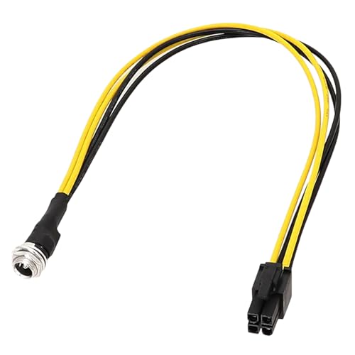 Domasvmd DC5525 auf 4-poliges 4-poliges Netzadapterkabel, Mainboard-CPU, 4-polig, 4-poliger Stromanschluss, Verlängerungskabel DC 12 V auf CPU, 4-polig, 4-poliges Modulkabel Domasvmd DC5525 auf 4-poliges 4-poliges Netzadapterkabel, Mainboard-CPU, 4-polig, 4-poliger Stromanschluss, Verlängerungskabel DC 12 V auf CPU, 4-polig, 4-poliges Modulkabel von Domasvmd