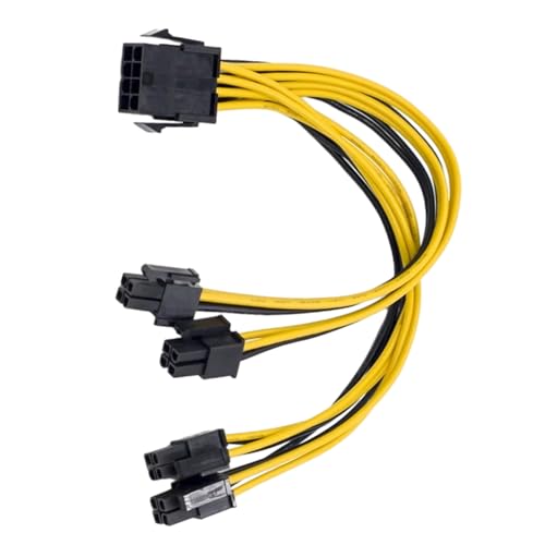 Domasvmd GPU-Grafikkarten-Stromkabel, 8-polig auf PCIE, zwei 8-polig, 6-polig, Splitterkabel, 18 AWG, 20 cm, 30 cm, Grafikkarten-Netzkabel Domasvmd GPU-Grafikkarten-Stromkabel, 8-polig auf PCIE, zwei 8-polig, 6-polig, Splitterkabel, 18 AWG, 20 cm, 30 cm, Grafikkarten-Netzkabel von Domasvmd