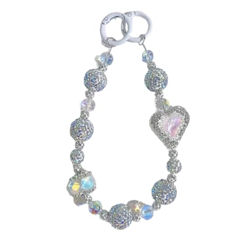 Domasvmd Handy-Armband mit Kordel, mit Perlen, für Damen und Mädchen, Strass-Armbänder Domasvmd Handy-Armband mit Kordel, mit Perlen, für Damen und Mädchen, Strass-Armbänder von Domasvmd