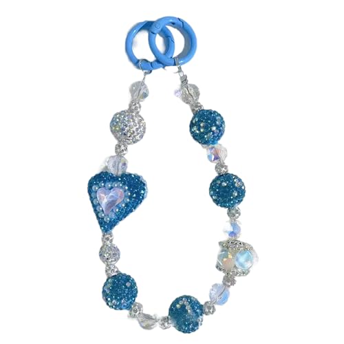 Domasvmd Handy-Armband mit Kordel, mit Perlen, für Damen und Mädchen, Strass-Armbänder Domasvmd Handy-Armband mit Kordel, mit Perlen, für Damen und Mädchen, Strass-Armbänder von Domasvmd