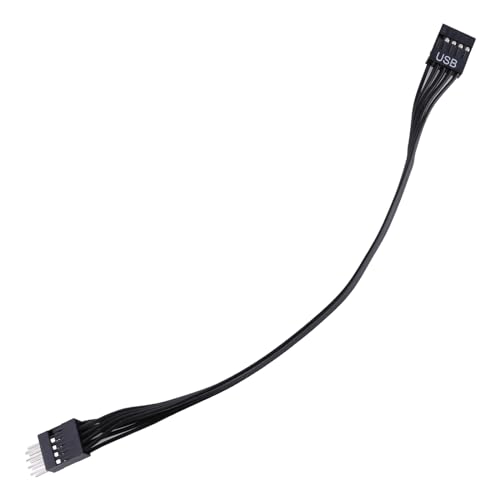 Domasvmd Hochgeschwindigkeits-USB-2.0-Verlängerungskabel, 9-polig, Stecker auf Buchse, Anschluss für Computer-Motherboard (20 cm/30 cm/50 cm), 24 AWG Draht von Domasvmd