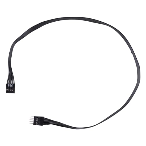 Domasvmd Hochgeschwindigkeits-USB-2.0-Verlängerungskabel, 9-polig, Stecker auf Buchse, Anschluss für Computer-Motherboard (20 cm/30 cm/50 cm), 24 AWG Draht von Domasvmd