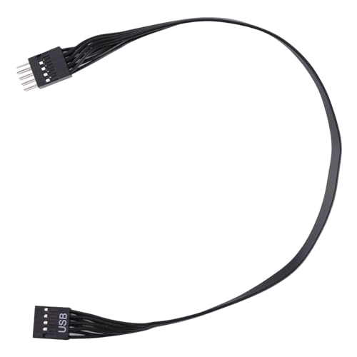 Domasvmd Hochgeschwindigkeits-USB-2.0-Verlängerungskabel, 9-polig, Stecker auf Buchse, Anschluss für Computer-Motherboard (20 cm/30 cm/50 cm), 24 AWG Draht von Domasvmd