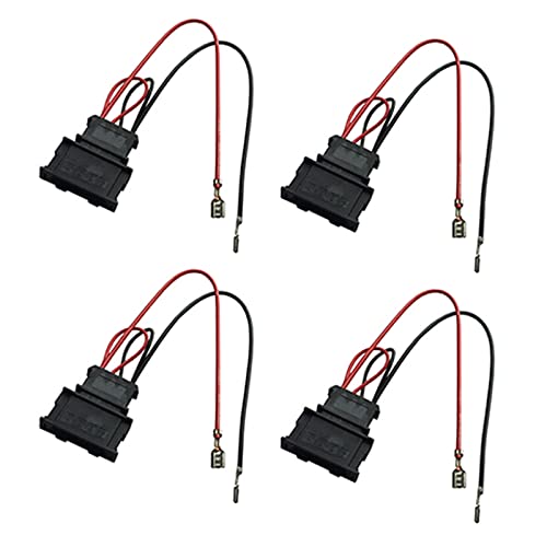 Domasvmd Kfz-Innenlautsprecher-Kabelbaum-Adapter, Steckverbinder für Sitz, 4 Stück/Set, Lautsprecherverdrahtung, Automobil-Lautsprecherkabel, Hornverbindung, Kabel, Soundsystem, Verkabelung Domasvmd Kfz-Innenlautsprecher-Kabelbaum-Adapter, Steckverbinder für Sitz, 4 Stück/Set, Lautsprecherverdrahtung, Automobil-Lautsprecherkabel, Hornverbindung, Kabel, Soundsystem, Verkabelung von Domasvmd