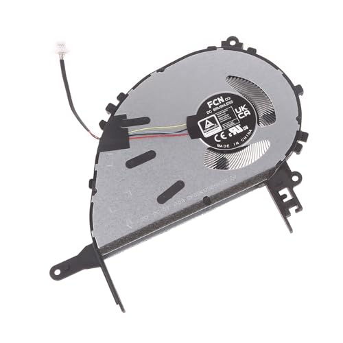 Domasvmd Original Laptop-CPU-Lüfter für Vivobook 14 X1404 DC5 V 0,5 A 4-polig, 4-adrig, Laptop-Lüfter für Vivobook 14 X1404 von Domasvmd