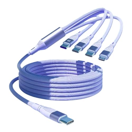 Domasvmd Praktisches Kabel Typ C Stecker auf 3 Typ C Ladekabel, effizientes Typ-C-Ladekabel, 100 W für Handy und Player, Ladekabel, Typ C Ladekabel Domasvmd Praktisches Kabel Typ C Stecker auf 3 Typ C Ladekabel, effizientes Typ-C-Ladekabel, 100 W für Handy und Player, Ladekabel, Typ C Ladekabel von Domasvmd