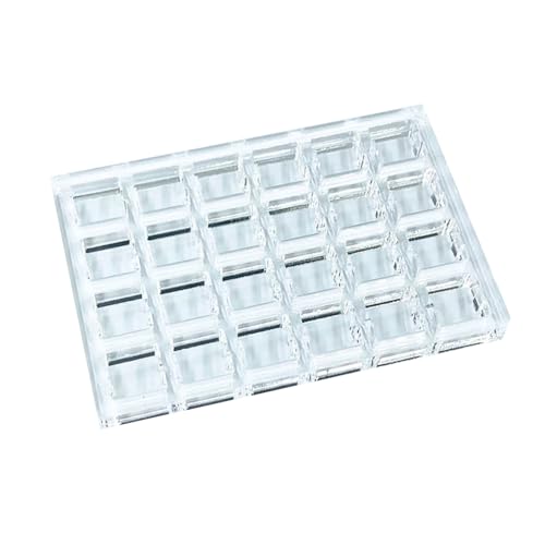 Domasvmd Schaltertester-Basis, transparente Acrylplatte für Cherry MX-Schalter, Aufbewahrungsbasis, Acrylschalter, Testerrahmen, 4 x 6 Gitterschalter, Tester für mechanische Tastaturen Domasvmd Schaltertester-Basis, transparente Acrylplatte für Cherry MX-Schalter, Aufbewahrungsbasis, Acrylschalter, Testerrahmen, 4 x 6 Gitterschalter, Tester für mechanische Tastaturen von Domasvmd
