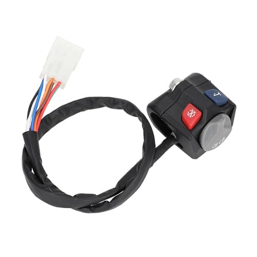 Domasvmd Scheinwerferschalter, wasserdicht, Hupe, Lampe, Hebelschalter für FE 125-250, Scrambling Motorrad, modifiziertes Zubehör, kompatibler Schalter Domasvmd Scheinwerferschalter, wasserdicht, Hupe, Lampe, Hebelschalter für FE 125-250, Scrambling Motorrad, modifiziertes Zubehör, kompatibler Schalter von Domasvmd