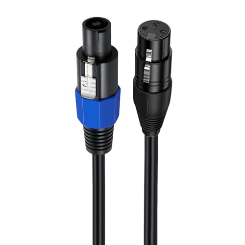 Domasvmd SpeakOn auf Kabel SpeakOn Stecker auf Buchse mit Drehverriegelung Bühnenmikrofonkabel 3-poliges Verlängerungskabel 1,8 m Lautsprecher-Verlängerungskabel für Subwoofer mit Drehverschluss Domasvmd SpeakOn auf Kabel SpeakOn Stecker auf Buchse mit Drehverriegelung Bühnenmikrofonkabel 3-poliges Verlängerungskabel 1,8 m Lautsprecher-Verlängerungskabel für Subwoofer mit Drehverschluss von Domasvmd