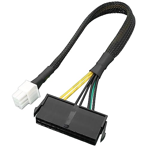 Domasvmd Standard 24-polige Buchse auf 6-poligen Stecker, Computer-Netzkabel, Mainboard-Netzteil, Verbindungskabel für 6P-Standard-24-polige Buchse auf 6P-Stecker, internes Netzadapter-Konverterkabel Domasvmd Standard 24-polige Buchse auf 6-poligen Stecker, Computer-Netzkabel, Mainboard-Netzteil, Verbindungskabel für 6P-Standard-24-polige Buchse auf 6P-Stecker, internes Netzadapter-Konverterkabel von Domasvmd