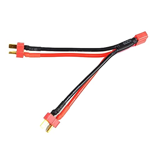 Domasvmd T-Stecker-Verlängerungskabel, 1 Buchse auf 2 Stecker, T-Stecker, Splitterkabel für Modelladapterkabel, T-Stecker-Buchse auf zwei T-Stecker-Köpfe Domasvmd T-Stecker-Verlängerungskabel, 1 Buchse auf 2 Stecker, T-Stecker, Splitterkabel für Modelladapterkabel, T-Stecker-Buchse auf zwei T-Stecker-Köpfe von Domasvmd