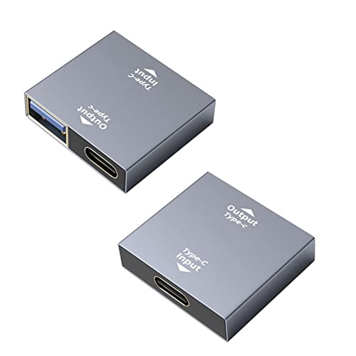 Domasvmd Typ-C-Hub Typ-C-Buchse auf USB 3.0 + Typ-C-Buchse, Adapter, Konverter, USB-Splitter, schnelle Datenübertragung, Ladehub, USB-3.0-Hub, angetriebener Hub Domasvmd Typ-C-Hub Typ-C-Buchse auf USB 3.0 + Typ-C-Buchse, Adapter, Konverter, USB-Splitter, schnelle Datenübertragung, Ladehub, USB-3.0-Hub, angetriebener Hub von Domasvmd