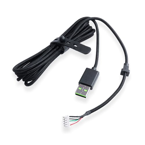 Domasvmd USB-Gaming-Headset-Kopfhörerkabel für Kraken7.1 KrakenV3 Cord Edition, langlebiger, geflochtener Draht, USB-Kabel für Headsets Domasvmd USB-Gaming-Headset-Kopfhörerkabel für Kraken7.1 KrakenV3 Cord Edition, langlebiger, geflochtener Draht, USB-Kabel für Headsets von Domasvmd