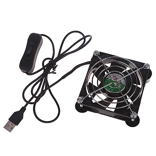 Domasvmd USB-Lüfter mit Schalter, 80 mm/120 mm/240 mm, für Computergehäuse, Router, Heizkörper, USB-betriebener Lüfter, elektronische Kühlung Domasvmd USB-Lüfter mit Schalter, 80 mm/120 mm/240 mm, für Computergehäuse, Router, Heizkörper, USB-betriebener Lüfter, elektronische Kühlung von Domasvmd