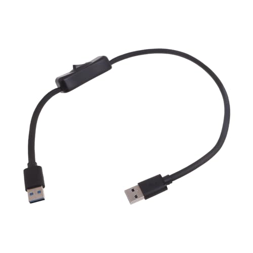 Domasvmd USB-Stecker auf Stecker, Kabel mit Schalter, Lade- und Datenübertragung mit Schalter für Festplatte, Kamera, USB-Hub, Monitorkabel Domasvmd USB-Stecker auf Stecker, Kabel mit Schalter, Lade- und Datenübertragung mit Schalter für Festplatte, Kamera, USB-Hub, Monitorkabel von Domasvmd
