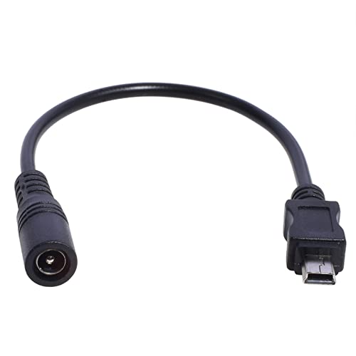 Domasvmd USB-auf-Stromkabel, 5,5 x 2,1 mm, Buchse auf USB-Stecker, 5 V, Ladekabel für Lautsprecher, Kopfhörer, MP3, MP4, Tablets Domasvmd USB-auf-Stromkabel, 5,5 x 2,1 mm, Buchse auf USB-Stecker, 5 V, Ladekabel für Lautsprecher, Kopfhörer, MP3, MP4, Tablets von Domasvmd