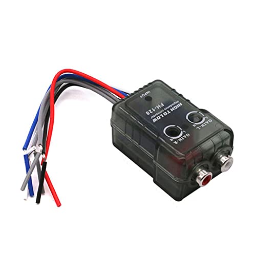 Domasvmd Verbesserter Auto-Stereo-Lautsprecher-Hi-Low-Konverter für Auto-Subwoofer-Verstärker, CD-Player auf Low-Adapter, Auto-Stereo-Lautsprecher, Hi-Low-Konverter Domasvmd Verbesserter Auto-Stereo-Lautsprecher-Hi-Low-Konverter für Auto-Subwoofer-Verstärker, CD-Player auf Low-Adapter, Auto-Stereo-Lautsprecher, Hi-Low-Konverter von Domasvmd