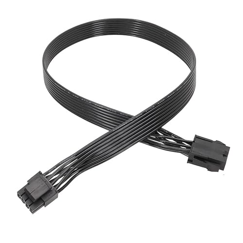Domasvmd Verlängerungskabel für Grafikkarte, 6-polig/8-polige Buchse auf Computer-Mainboard, 8-poliger Stecker, 50 cm, GPU-Stromkabel von Domasvmd