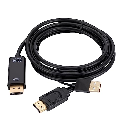 Domasvmd Zu DisplayPort 1,8 m Kabel für Computer-Spielmodus-Konverter, geeignet für Spielkonsole zu Monitor-Adapter Domasvmd Zu DisplayPort 1,8 m Kabel für Computer-Spielmodus-Konverter, geeignet für Spielkonsole zu Monitor-Adapter von Domasvmd