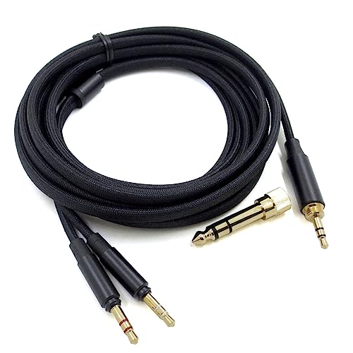 Ersatz-Kopfhörerkabel für Beyer T1 2. / 3. Kopfhörer-Reparaturleitungen, doppeltes 3,5-mm-Kabel, Zubehör, Headset-Linie von Domasvmd