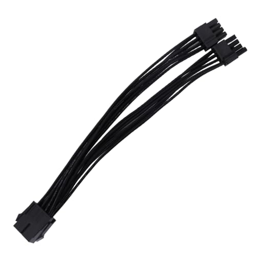 Grafikkarten-Netzteil, 8-polige Buchse auf 8-poligen Stecker, 6+2-poliges Erweiterungskabel, 8P auf 2 x 8P, 1 auf 2 Splitter, 8-polige Buchse auf Dual8-poliger Stecker, Kabeladapter, 20 cm, CPU 8 Grafikkarten-Netzteil, 8-polige Buchse auf 8-poligen Stecker, 6+2-poliges Erweiterungskabel, 8P auf 2 x 8P, 1 auf 2 Splitter, 8-polige Buchse auf Dual8-poliger Stecker, Kabeladapter, 20 cm, CPU 8 von Domasvmd