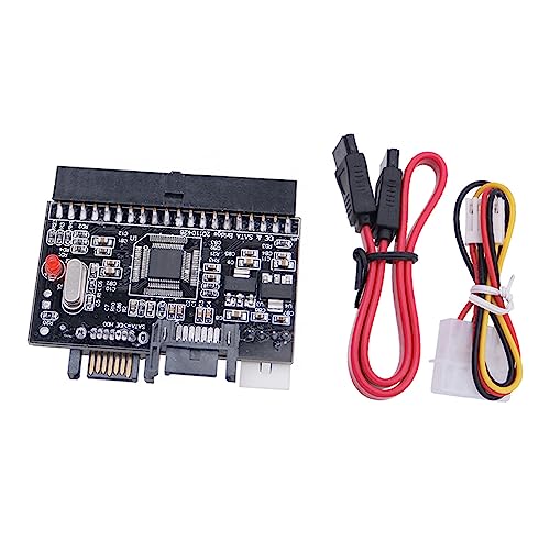 JM20330 Chipsatz, bidirektionale IDE-zu-Konverter-Karte, Konvertierungskarte, 1 x 7-poliges Datenkabel, 1 x IDE-Kabel zu IDE-Konverter JM20330 Chipsatz, bidirektionale IDE-zu-Konverter-Karte, Konvertierungskarte, 1 x 7-poliges Datenkabel, 1 x IDE-Kabel zu IDE-Konverter von Domasvmd