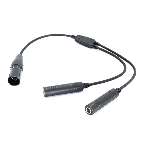 Luftfahrt-Headset-Adapterkabel, Stecker auf XLRs, doppelte Buchse, verbindet Headset mit Airbus-Gegensprechanlagen, Kopfhörer-Zubehör, Luftfahrt-Headset-Adapterkabel, Stecker auf XLRs, doppelt Luftfahrt-Headset-Adapterkabel, Stecker auf XLRs, doppelte Buchse, verbindet Headset mit Airbus-Gegensprechanlagen, Kopfhörer-Zubehör, Luftfahrt-Headset-Adapterkabel, Stecker auf XLRs, doppelt von Domasvmd