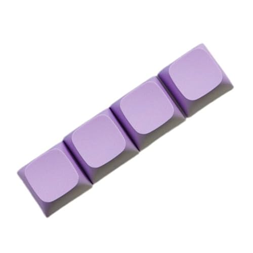 PBT-Tastenkappen mit einzigartigem Design für mechanische Tastaturen, bunte Tastenkappen, 4-Tasten-Set für Tipp-Enthusiasten, 4 Stück PBT-Tastenkappen mit einzigartigem Design für mechanische Tastaturen, bunte Tastenkappen, 4-Tasten-Set für Tipp-Enthusiasten, 4 Stück von Domasvmd