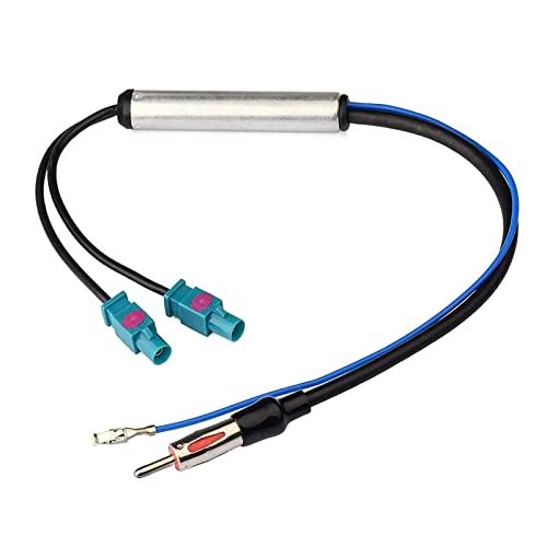 Radioadapter, 33 cm (13 Zoll), mit Verstärker Fakra auf 1DIN-Antennenadapter für Radioadapter von Domasvmd