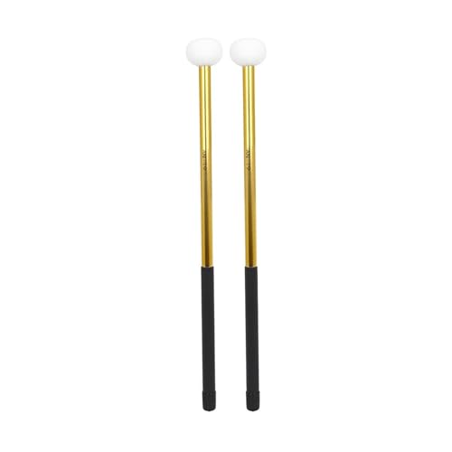 Timpani Trommelschlägel Schlagzeugstock Filzkopf Trommel-Beckenhammer Schlägel Schlägel Schlägel Stangen Legierungen Griff Trommelhammer von Domasvmd