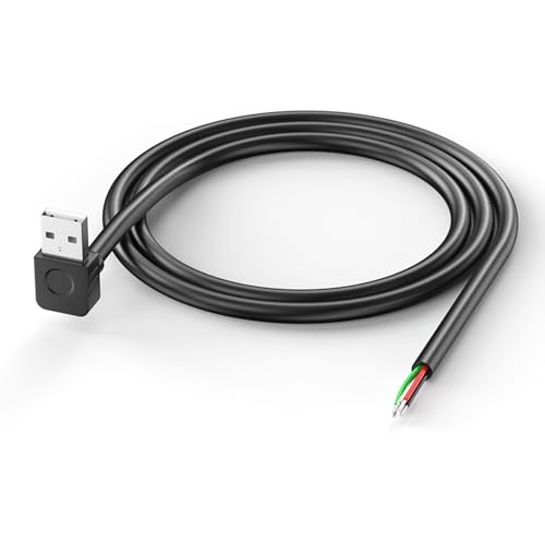 USB-Stecker-Datenkabel + 4-poliger Pigtail-Draht, einzelner Kopf, blanker Draht für USB-Tastatur-Lüfter-Verlängerungskabel USB-Stecker-Datenkabel + 4-poliger Pigtail-Draht, einzelner Kopf, blanker Draht für USB-Tastatur-Lüfter-Verlängerungskabel von Domasvmd